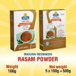 MADURAI MEENAKSHI RASAM MASALA POWDER 100 gm x Pack of 5