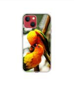 Casotec Love Bards Design Printed Silicon Soft TPU Back Case Cover for Apple iPhone 13