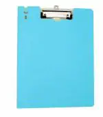 Shining Zon Clipboards A4 Size File Folder Clipboards - Multi-Functional Clipboard for Students and Professionals Artists for Office and School Use Blue,Black,Turkis Blue (Set of 2)