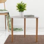 Metalsmith White Wooden Side Table For Living Room, Bedroom, Kitchen, Home & Office(Large,Pack Of 1)