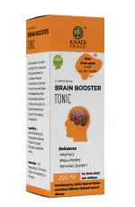 Khadi Organic Premium Herbal Brain Booster Syrup - Enhance Memory & Focus