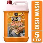 BLISS & BLUSH Dishwash Liquid 5 Liter Orange Fragrance | Natural, Plant Based & Eco-Friendly | Removes Tough Grease
