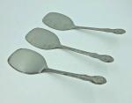 SHLINCO RT_3P Turners/Spatulas/Cooking Turner/for Dosa, Roti, (Silver), Standard ( Set Of 3 ) Silver Kitchen Tool Set (Silver, Spatula)