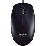 Logitech M90 Wired USB Optical Mouse(Black)