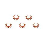 Comet Busters Maroon Stone Bindi For Women