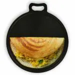 The Indus Valley Super Smooth Cast Iron Tawa for Dosa/Chapathi | 27.9cm/11 inch, 2.7kg | Induction Friendly | Naturally Nonstick, Pre-Seasoned Tawa, 100% Pure & Toxin-Free, No Chemical Coating