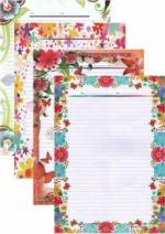 ECLET A4 One Side Ruled Designer Sheets (Pack of 100)