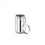 MAXIMA Stainless Steel Tulip Canister With Lid | Multi Purposes Use for Storage Edibles | Kitchen Organiser | Jar Storage | Mirror Finish | Dishwasher Safe | 2300ml
