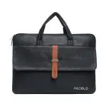 Probus 14 Inch Flap PU Leather Laptop Sleeve - Laptop Sleeve/Cover  (Black, 14 inch)