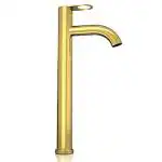 DIGGICOM Gold Stainless Steel Wash Basin Taps Pillar Cock For Wash Basin, 12 Inch