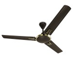 MARC Rev Ceiling Fan | 1200 MM Ceiling Fan for Home | High Speed | Designer | 3 Blade Ceiling Fan | Brown 1 Star | 1200 mm Energy-Saving Technology