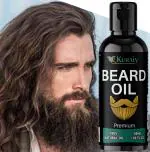 KURAIY Beard Oil 100% Natural Ingredients Growth Oil For Men Beard Grooming Treatment Shiny Smoothing Beard Care