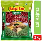 MANGAT RAM 2Kg LAL RAJMA (1Kg x 2 Pack)