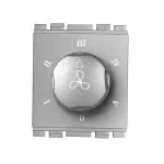 Kolors Fan Step Regulator Full Rotation (100W.Max) 2 Module (Graphite Grey) [Kosmik] [Pack of 5] [This fan regulator is only compatible with Kradt & Kosmik cover plates (Switch plate)]