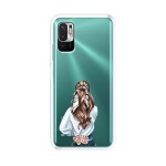 Emble Designer Clear Tranperant Silicone Case For Redmi Note 10T 5G -Design A4 ( TPU | Soft , Redmi Note 10T 5G | Multicolor )