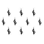 Comet Busters Traditional Black Bindi (BIN416) Pack of 1