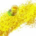 TS COSMETICS Loose Glitter Eyeshadow powder shiny Glitter | Loose Glitter Eyeshadow For Eye Makeup | Highly Pigmented Eyeshadow With Radiant Shimmer | Yellow rose