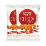 The Green Snack Co. Healthy And Roasted Quinoa Puff Saucy Salsa 50 G Each Pack Of 2
