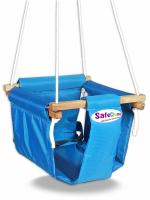 SafeChamp Sky Blue Ducky Baby Swing Seat Hanging Indoor Swing for Kids, Temporary Baby Swing Sets for Backyard