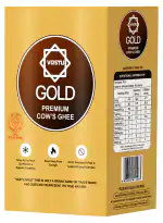 Vastu Gold Premium cow Ghee - 1 LTR Tetrapack (Pack Of 1)