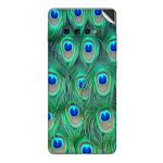 GADGETSWRAP Printed Vinyl Skin Sticker for Samsung Galaxy S10 Plus - Peacock Close