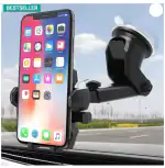 Tech Gear Car Mobile Holder for Windshield (Black)