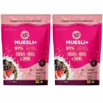 Yogabar Fruit and Nuts Muesli 500g (Pack of 2)