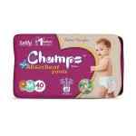 Champs Baby Diaper High Absorbent Pants- Medium Size (40 Pcs)