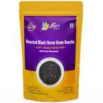 HayyFoods Roasted Black Horse Gram Snacks (ReadytoEat) (WeightLossFood) (Kulthi) - 250g