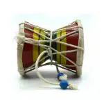 pujaNpujari Indian Musical instrument Damru for kirtan, School Play and Folk Dance- - 8 cm