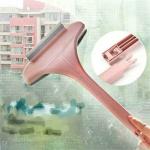 MOSTSHOP Multifunctional Screen Brush 2 in 1 Mesh Cleaning Brush & Wiper with Extended Handle Window Cleaning Brush Net Cleaner Double-Sided Window Cleaner Window Mesh Cleaner, Multi Color