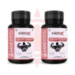KnightX Do It Your Way| Mass Up | Weight Gainer | Increase Weight Capsules | (2 X 60 Capsules)