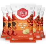 The Theatre Project Kettle Cooked Chips, Hot & Sweet Chilli Chips, Potato Chips, Combo Pack of 5 Pouch, 210g