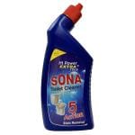 Sona Plus Original Disinfectant Toilet Cleaner Liquid - Kills 99.9% Germs, Removes Tough Yellow Stains & Limescale (500ml) | Thick Gel Formula