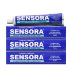 SENSORA Herbal Sensitivity Relief Toothpaste with Rapid Relief Formula (Pack of 3)
