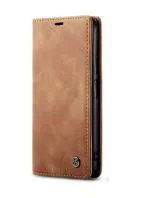 Teletel Prime Brown Leather Finish Cards & Cash Wallet Slim Fit Flip Cover For Google Pixel 6 Pro 5G |Mobile Case|Back Flip Cover
