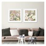 ARTE'VENUE Naive Garden Framed Wall Art 37 inch x 37 inch (Set of 2)