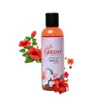 GREENY fresh organic Hibiscus Amla Hair Growth Summer | Dasabuti Hair Oil For Hair Fall | Dry | Frizzy Hair Treatment | Herbal Fresh 16 Herbs Soaked | Castor | Coconut | Amla | 100ml