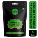 Urban Organics Pumpkin Seeds AAA Grade, Raw Pumpkin Seed Immunity Booster Seeds for Eating- 4kg