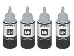 ANG 1115 Refill Ink for Use in HP 680 Black Cartridge HP DeskJet 1115 Multi-Function Printer Compatible Ink-Black -100 ML Pack of 4 Each Bottle Ink (Black)