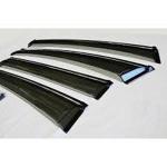 FLIPIN BALENO CAR Side Window Door Visor Deflector/RAIN Guard/Wind Deflector/Flexible Plastic/Non BREAKABLE/ 1SET of 4PCS