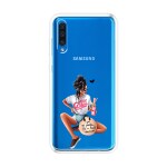 Emble Designer Clear Tranperant Silicone Case For Samsung A50 / A50S / A30s-Design A7 ( TPU | Soft , Samsung A50 / A50S / A30s| Multicolor )