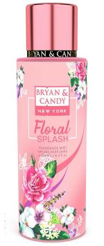 BRYAN & CANDY NEW YORK No Gas Perfume Floral Splash Fragrance Body Mist Spray For Women 250 ml