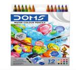 Doms Aqua Water Colour Pencils 12 Shades (Free goodies inside)