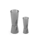 Dynore Stainless Steel Tall Peg Measure Set Of 30/60, 20/40 ml Black