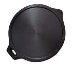SEEMATIS KITCHEN - Cast Iron Dosa Tawa | Pre Seasoned Dosa Tawa (Size 10 Inch)Black - 2 Kg