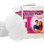MOLTERA Self Stick Disposable, Washable and Reusable Underarm Sweat Pads for men and women