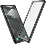 SUPCASE For Galaxy Note 10 Plus Black Clear Protective Back Cover