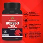 Nirogyaplus Horse-X Fire Beast Herbal & Ayurvedic 30 Cap Power Capsules for Enhanced Performance Bottle for Better Stamina, Immunity & Strength