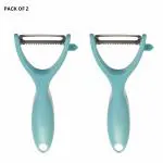 COFP SAXCII PELLING TOOL FOR VEG PEELING | EASY PELLING TOOLS | COLOR-BLUE | PIECE OF 2